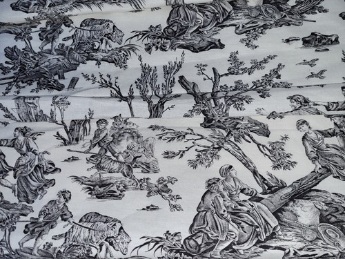 Pièce tissu toile - toile, jouy