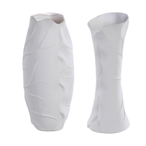 Blanc céramique fleur vase - fleur,