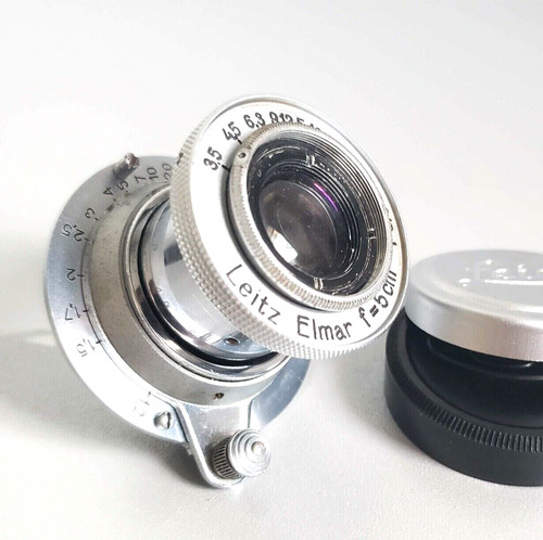 Lens leica zeiss leitz elmar - zeiss,