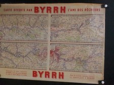 AFFICHE BYRRH CARTES DE PECHE