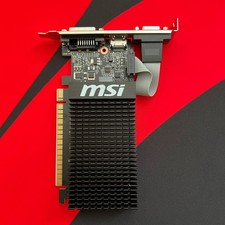 Carte graphique MSI GeForce GT 710 | 1 Go | HDMI / DVI-D / VGA | GT 710 1GD3H LP