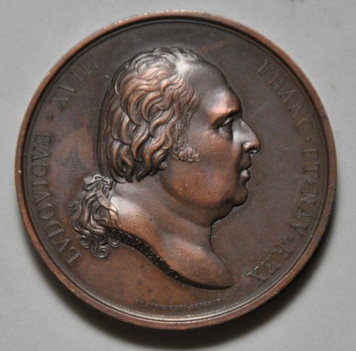Médaille table louis - -,