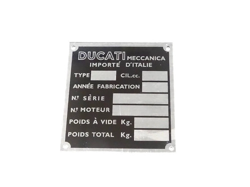 Plaque donnees - plaque, de