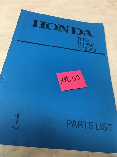 Honda tl125 tl125k1 - tl125k1, tl125k2
