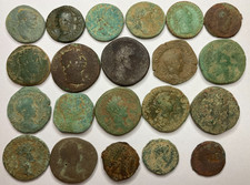 LOT DE SESTERCES ET AS À IDENTIFIER