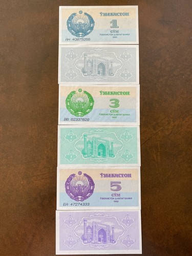 Lot série billets - 3, de