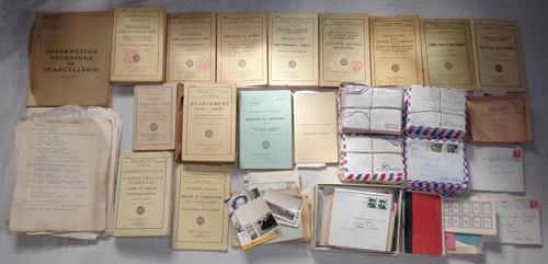 Gros lot papiers officier
