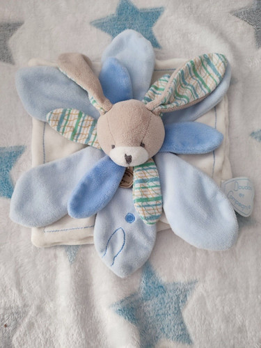 Doudou compagnie plat lapin - doudou, et