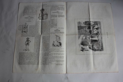 Ancien journal charivari 8 - ancien,