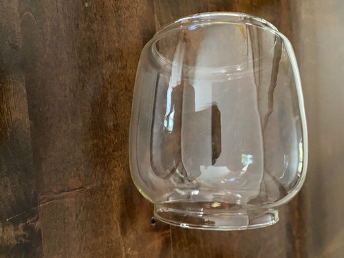 Petit verre lampe tempête - verre,