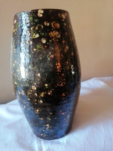 Vase terre cuite émaillée