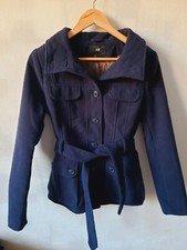 Manteau H &M Bleu Marine 38