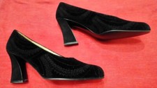 Escarpins noir cuir