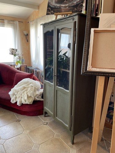 Charmante vitrine bois - en, /