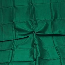 Ancien Vert 100% Pur Soie Sari Tissé À La Main Vestige 3,7 M Tissu Pour