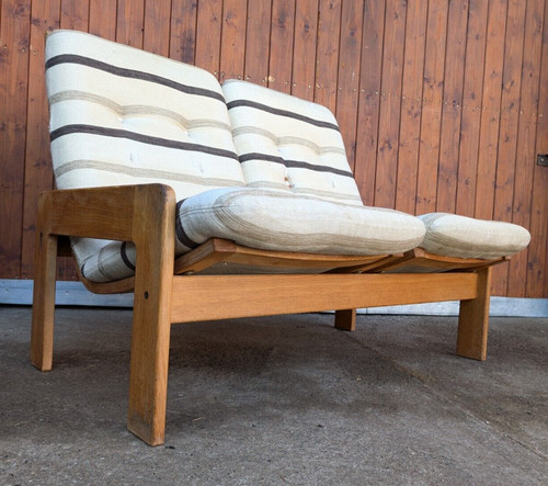 Sofa vintage swedese chêne - sofa,
