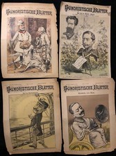 HUMORISTISCHE BLATTER QUATRE REVUES ALLEMANDES