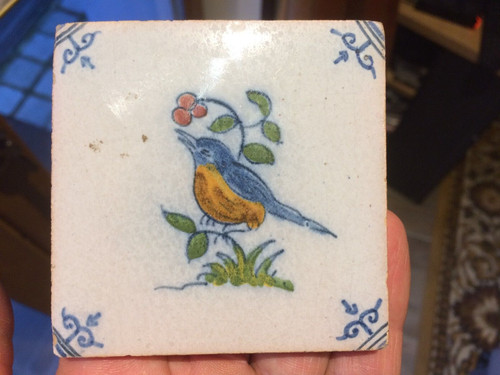 Ancien carreau faïence delft - ancien,