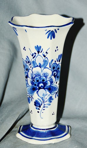 Petite vase faïence delft - faïence,,