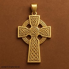 Pendentif croix nœud celtique