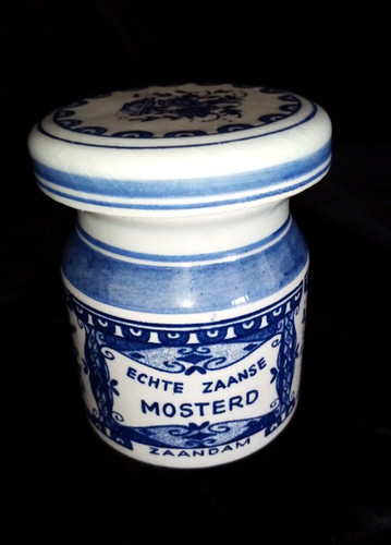 Delft pot moutarde huisman - pot, à