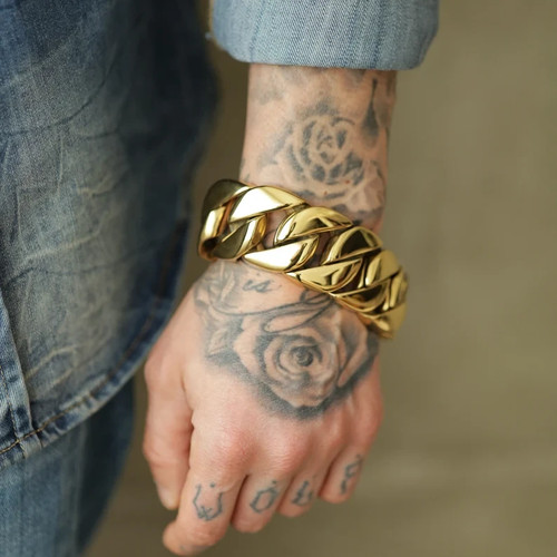 Bracelet homme jaune 18 - en,