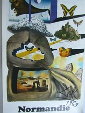 Salvador Dali  Affiche SNCF /