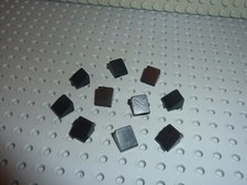 10 x LEGO black Slope Brick ref 54200 / Set 10194 10188 10213 10211 21006 10196 