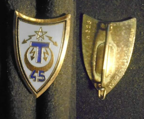 Insigne militaire 45 - insigne, 45°