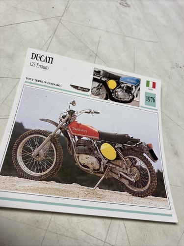 Ducati 125 enduro 1976 carte