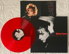 MYLENE FARMER - CENDRES DE LUNE - LP VINYL ROUGE - 2009 POLYDOR