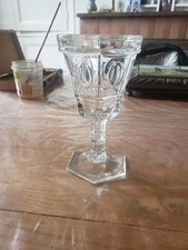 SPLENDIDE VERRE  LA ROCHERE MODELE CHARLE X Verre Moulé Pressé XIXÈME 