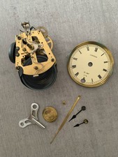 Ancien Mouvement de Pendule Horloge Fonctionnel