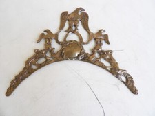 FRONTON BRONZE POUR HORLOGE