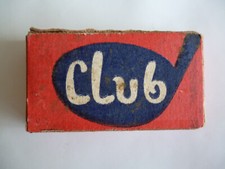 retro-collection-ancienne boite de lames de rasoir CLUB
