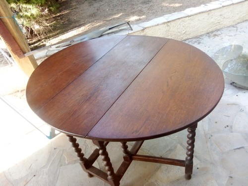 Table gateleg chêne - table,