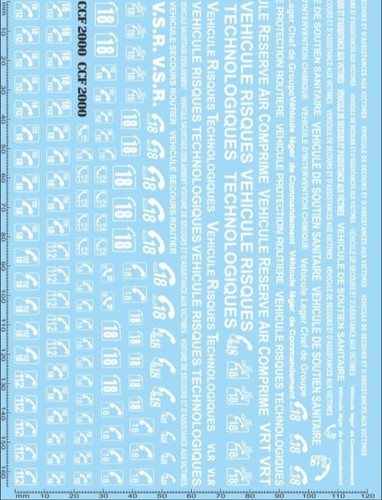 Decalcomanie decals 43 - , 1/43
