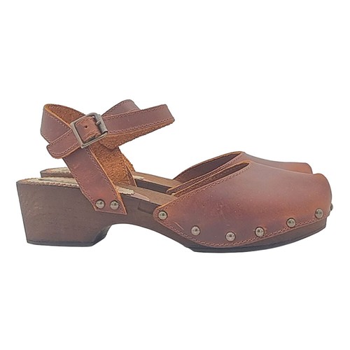 Mules suédoises cuir - mules,