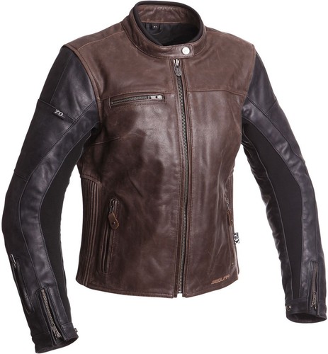 Veste cuir moto pour - cuir,