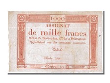 [#151740] Geldschein, Frankreich, 1000 Francs, 1795, Dubra, SS, KM:A80, Lafaurie