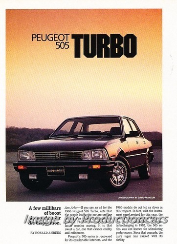 1986 peugeot 505 - peugeot, turbo