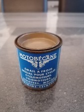 MOTOBECANE   (garage huile mobylette oil peinture solex 2temps moto bidon auto)