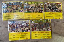 LOT 5 DECALCO WILLEB HERGE TINTIN COKE PICAROS SECRET CIGARES AFFAIRE TTBE 1978