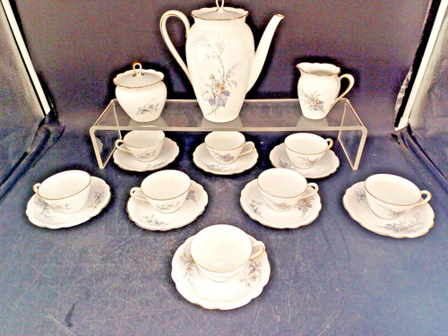 Service cafe porcelaine fine - a,
