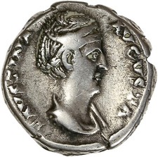 PIECE EMPIRE ROMAIN FAUSTINE ARGENT 138-141 Ap-Jc