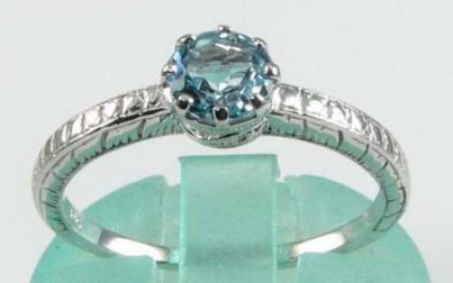 Bague solitaire art déco - bague,