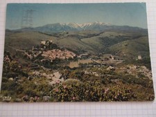 CP CARTE POSTALE PYRENEES ORIENTALES CASTELNOU Le VILLAGE FEODAL et Le CANIGOU