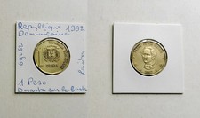 REPUBLIQUE DOMINICAINE - pièce de monnaie pour collection  - 1 peso 1992