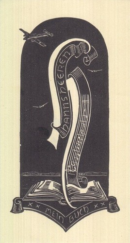 Exlibris livre art - livre, en