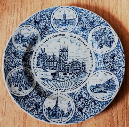 Assiette anglaise bleue le - *, bleue*